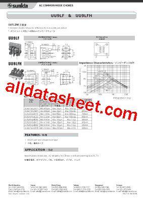 Uu Lf B Datasheet Pdf Sumida Corporation