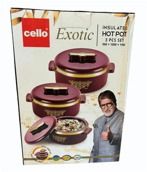 Stainless Steel Cello Exotic Insulated Hot Pot At Rs Piece In