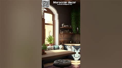 تصميم ديكور مطبخ مغربي بالذكاء الاصطناعي Moroccan Interior Design For