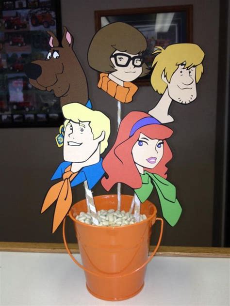 Scooby Doo Inspired Birthday Party Centerpiece Can Diy With