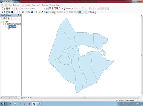 Menampilkan Gradasi Warna Pada ArcGIS Jumakil