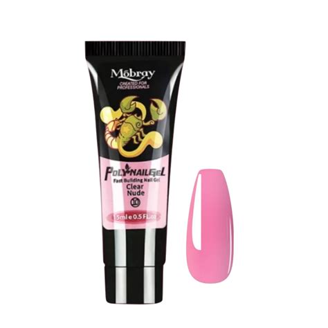 Kit Unghii Gel Mobray Cu Lampa UV Clear Nude EMAG Ro