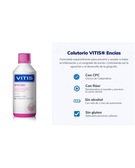 Colutorio VITIS Encías 500 ml Tienda Online Dentaid Perú