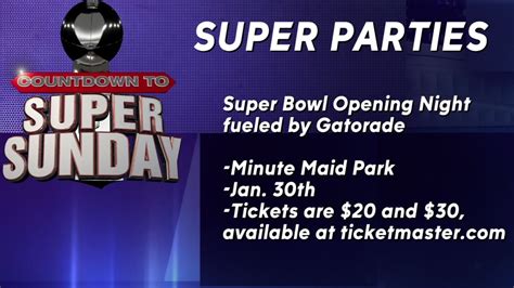 List of Houston Super Bowl parties - ABC13 Houston