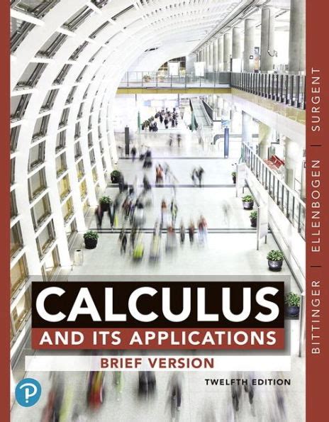 Calculus And Its Applications Brief Version Edition 12 By Marvin