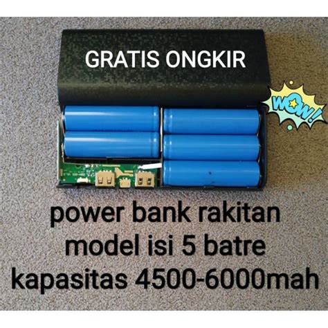 Jual Power Bank Rakitan Kapasitas Asli Shopee Indonesia