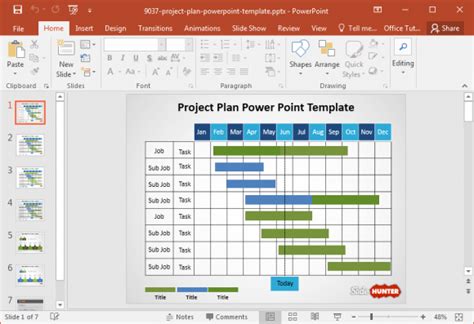 free-project-plan-template-for-powerpoint - FPPT