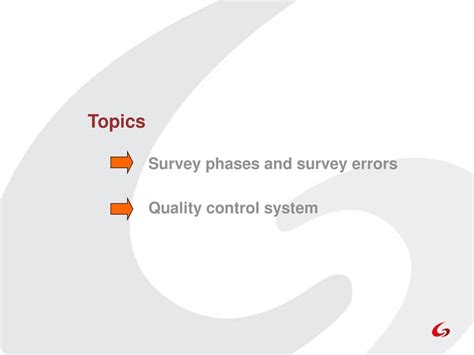 Survey Phases Survey Errors And Quality Control System Ppt Download