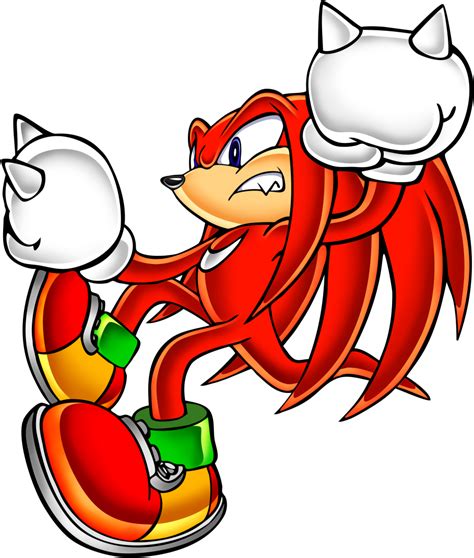 Download Hd Sonic Adventure Knuckles Png Knuckles The Echidna Sonic