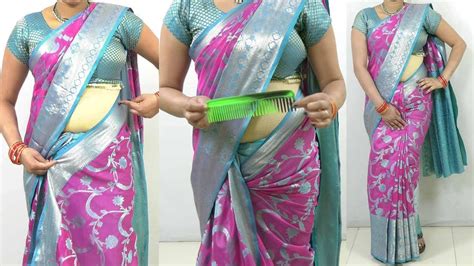 Perfect Pleats Saree Draping Tutorial For Beginners New Saree Draping