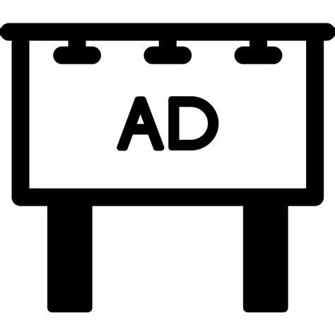 Road Ad Vector SVG Icon SVG Repo