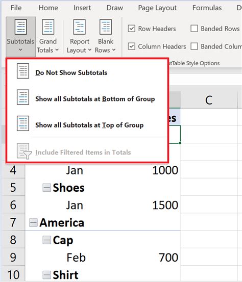 How To Add Subtotals To A Pivot Table In Microsoft Excel Spreadcheaters