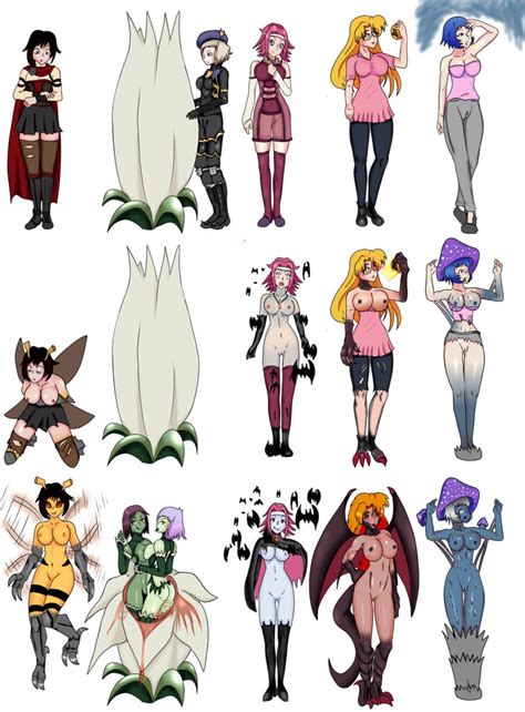 Rule 34 5girls Alraune Bee Girl Code Geass Corruption Dragon Dragon