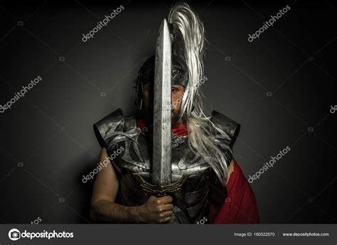 Roman centurion with armor — Stock Photo © outsiderzone #160522570