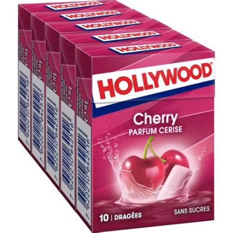 Cherry Chewing Gum Hollywood Buy Online My French Grocery