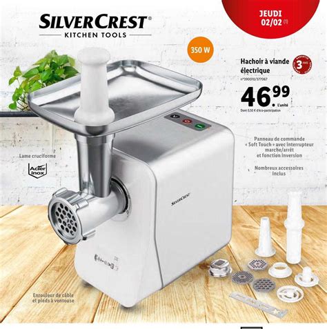 Promo Silvercrest Hachoir Viande Lectrique Chez Lidl Icatalogue Fr