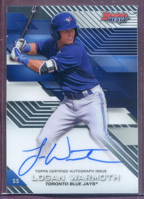 LOGAN WARMOTH 2017 Bowman S Best Baseball Best Of 17 Autographs