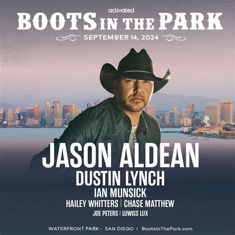 Boots In The Park Presents Jason Aldean Dustin Lynch Friends