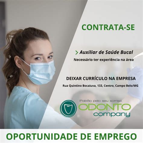 Portal Campo Belo Oportunidade De Emprego Na OdontoCompany Confira