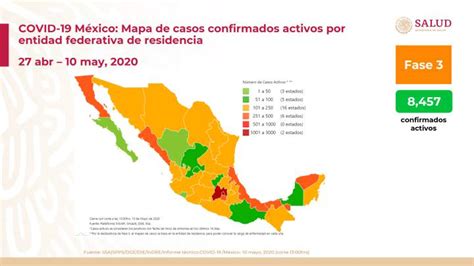 Coronavirus En M Xico Resumen Casos Y Muertes Del De Mayo As M Xico