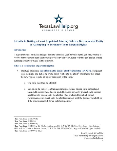 Texas Law Help Org Examples And Forms