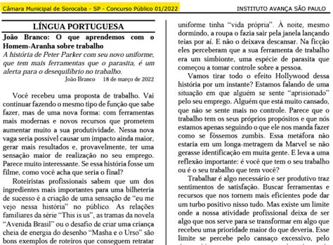 Concurso Câmara De Sorocaba Banca é Acusada De Plagiar Questões