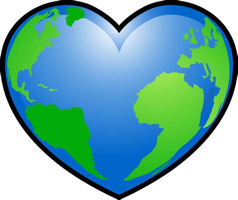 Love The Earth Heart Bigger Than Earth 2829x1913 Png Clipart Download