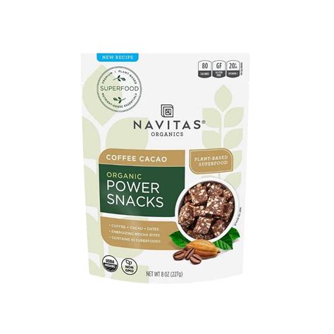 Buy Navitas Organics Power Snacks Coffee Cacao Superfoods UAE KSA