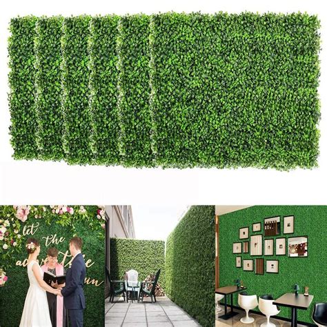 Buy Uyoyous Pcs X Artificial Boxwood Panels Topiary Hedge Indoor