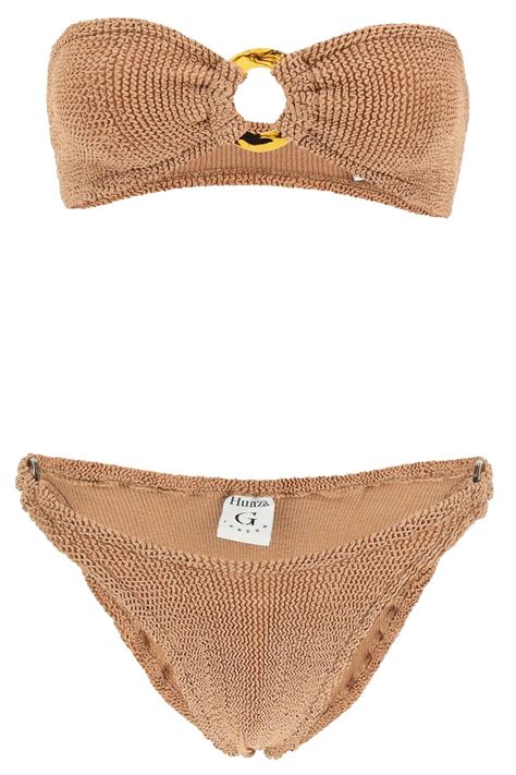 Hunza G Gloria Bikini Set In Natural Lyst