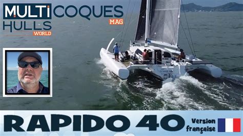 Rapido Trimaran Teaser Essai En Mer Multicoques Mag Youtube