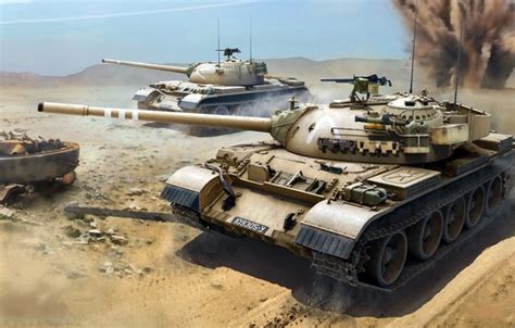 Wallpaper Israeli Modifications Ti 67 TI 67 Soviet Medium Tanks T 54