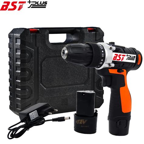 12v Lithium Battery 2 Speed Cordless Drill Mini Hand Tools Electric