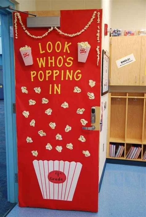 Just Popped By To Say Hello School Door Decorations Door Decorations Classroom School Doors