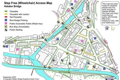 Disability Access Forum launches new Hebden Bridge Access Map - details ...