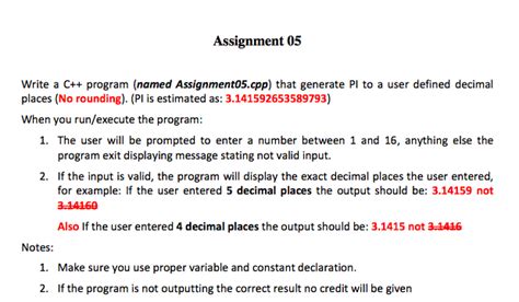 Solved Assignment 05 Write A C Program Named