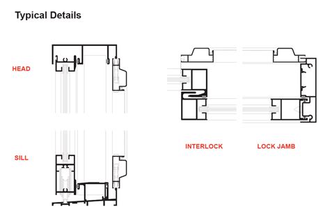 Aluminum Storefront Detail Drawings