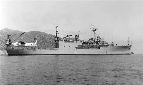 Love me tender: USS Pine Island (AV-12) in San Diego Bay, ca. 1963 ...