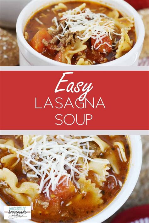 Quick And Hearty Lasagna Soup Recipe Artofit