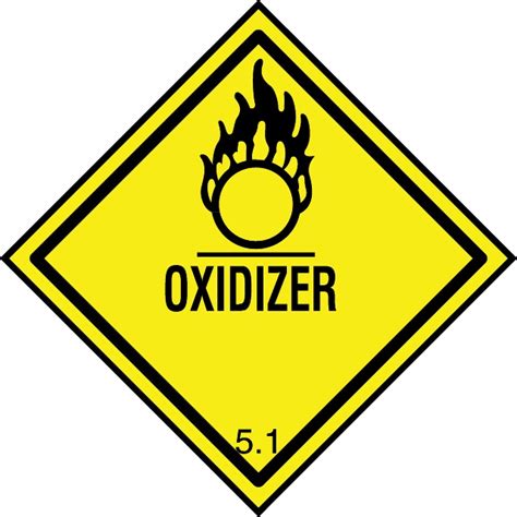 Oxidizer Warning Sign Royalty Free Stock Svg Vector And Clip Art