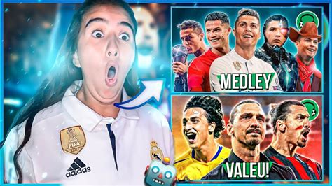 REACT SUPER MEDLEY FUTPARÓDIAS CRISTIANO RONALDO VALEU IBRA O