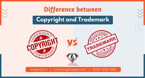 Difference Between Copyright And Trademark Superca