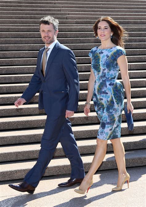 Photo La princesse Mary et le prince Frederik devant l Opéra de