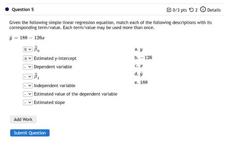 Solved Given The Following Simple Linear Regression Chegg