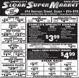 Sloan Super Market Weekly Ad Circular