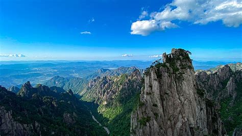 Huangshan Mountain Scenery Mountain Scenery, Huangshan, Landscape ...