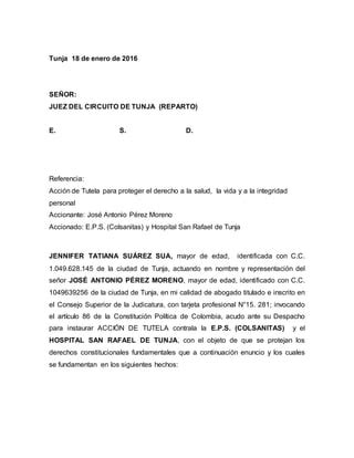 Tutela D Higuera PDF