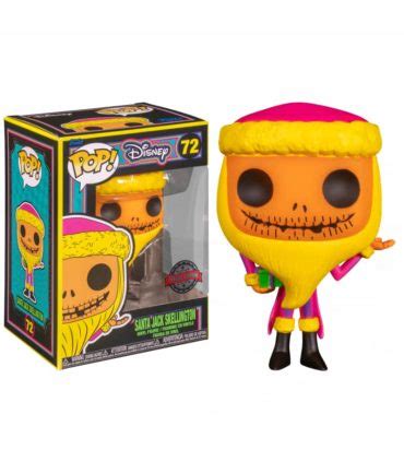 Comprar Funko POP Blacklight Santa Jack Skellington 72 Pesadilla Antes