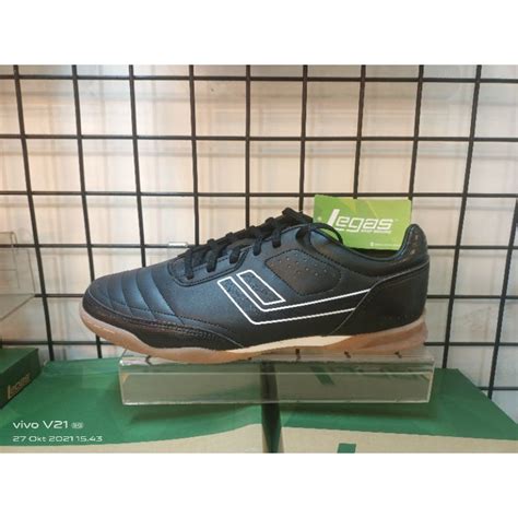 Jual Sepatu League Legas Cowo Futsal Hitam Pria Meister La Original