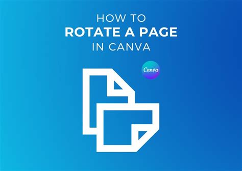 How To Rotate A Page In Canva Step By Step